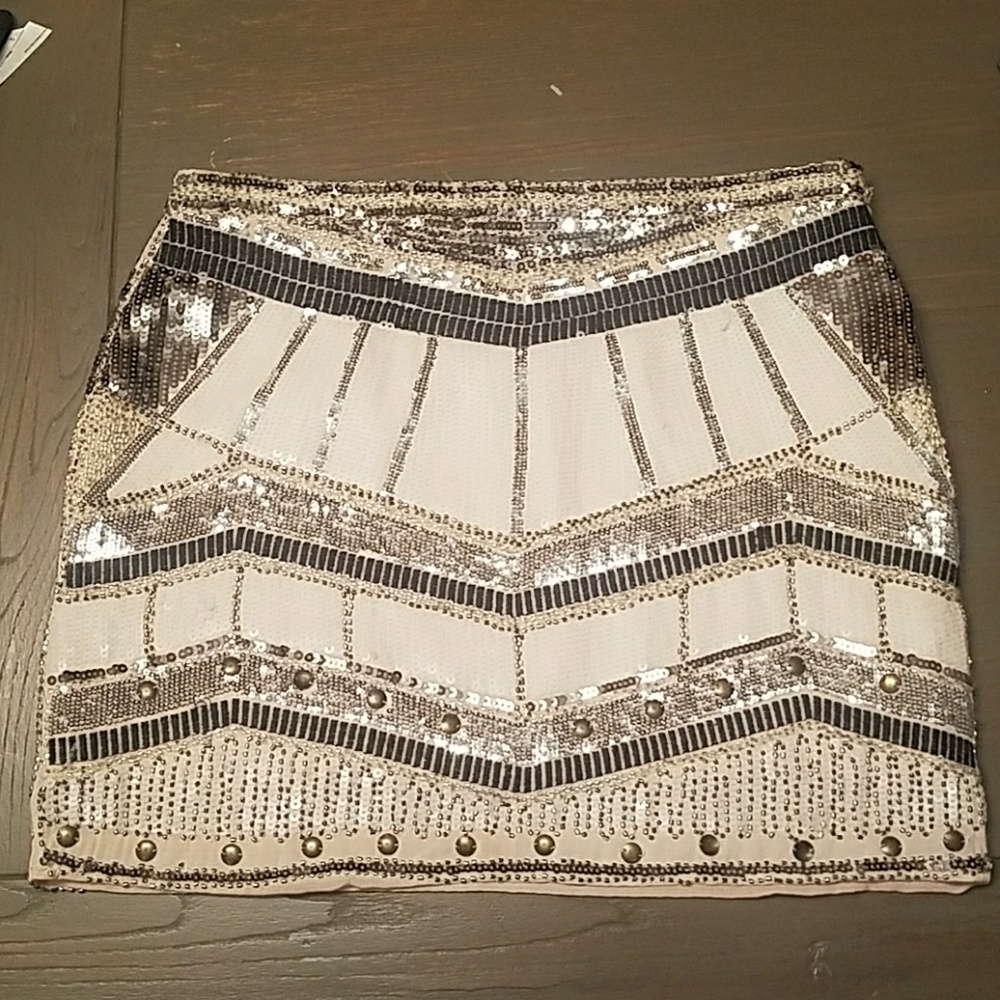 Endless Rose sequin mini skirt